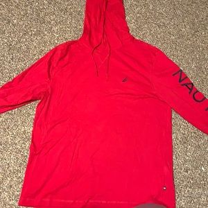 Nautica Long Sleeve Pullover with hood